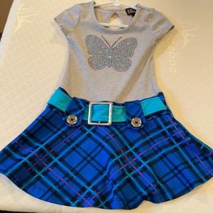 Girls dress by Lily, size 4, new WO tags